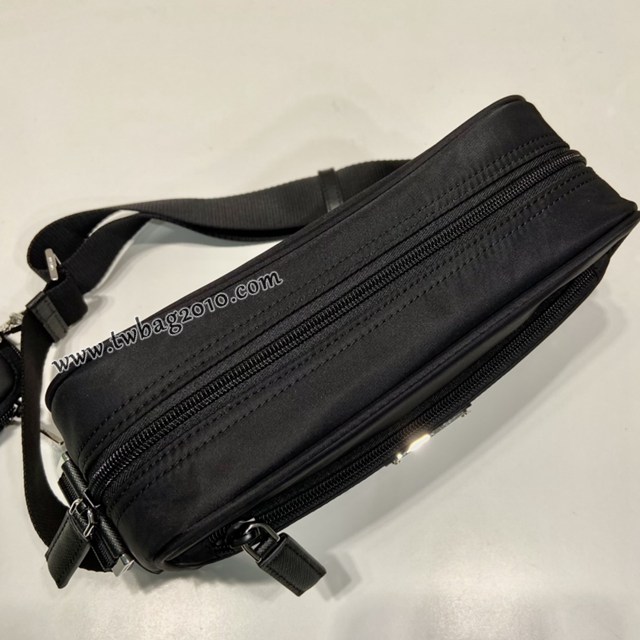 Prada專櫃新款三合一矩形單肩包 1BC167 普拉達三合一男女款尼龍布肩背斜挎包 csp1456